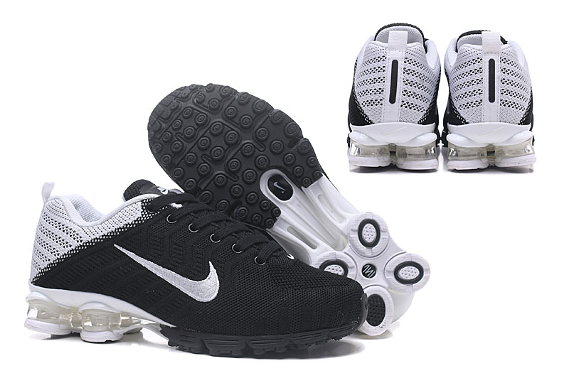 Women Nike AIR Shox Knit Black Silver